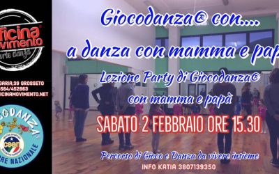 GIOCODANZA® CON… a danza con mamma e papà – Grosseto 2 febbraio 2019